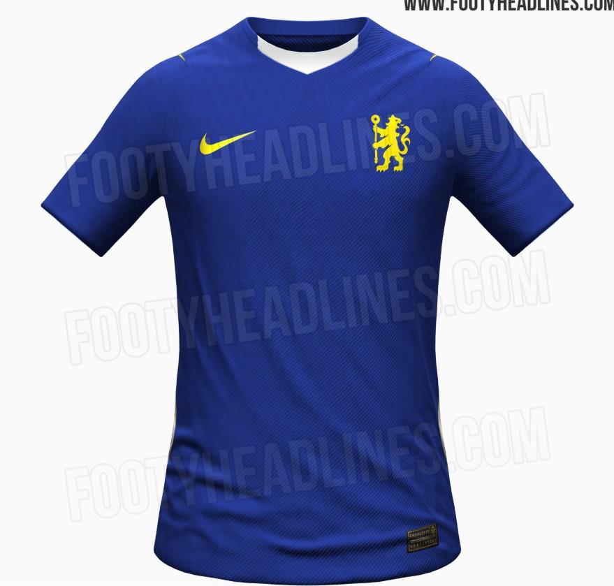 开云体育下载-切尔西26/27主场球衣谍照：采用黄色狮子队徽，搭配亮蓝色底色